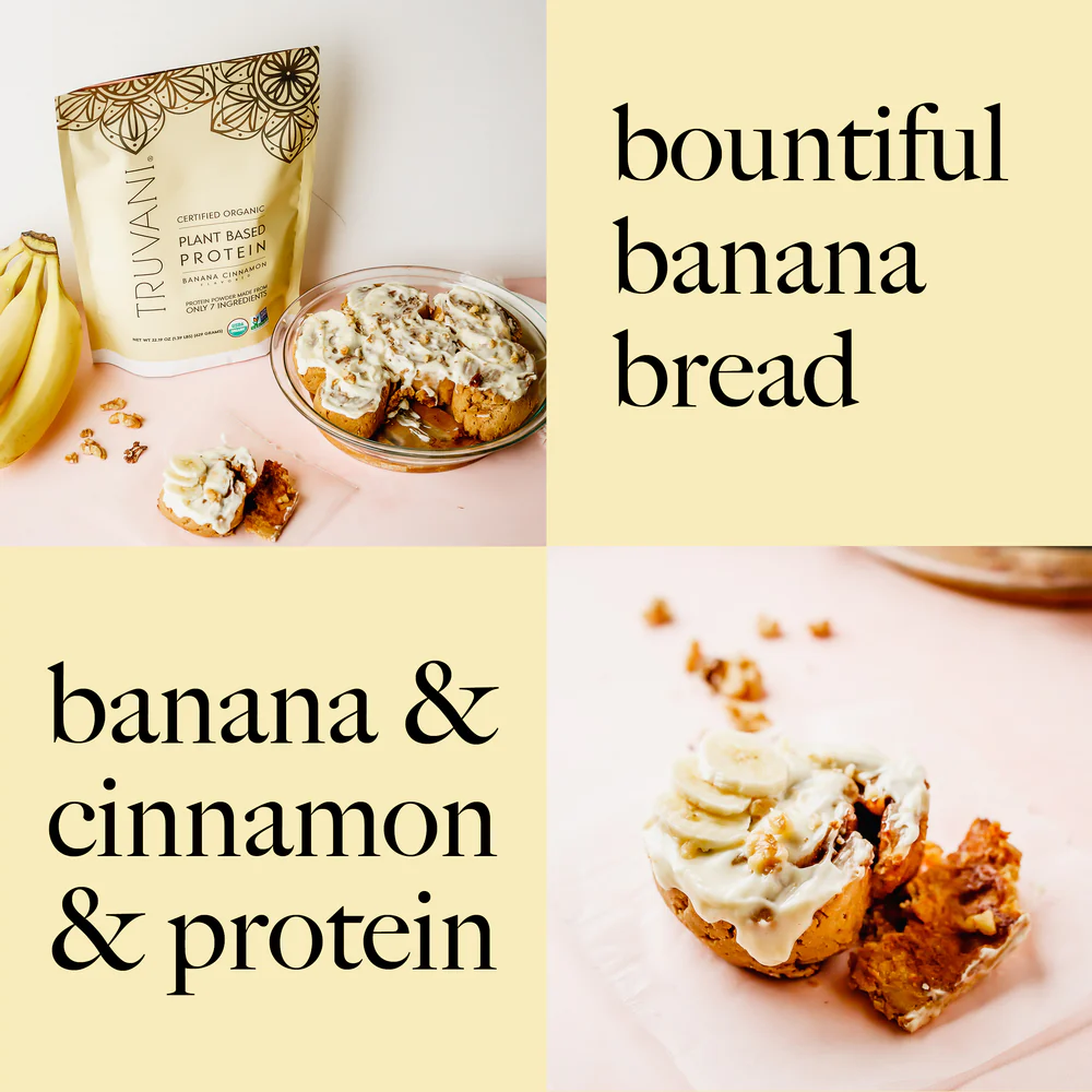 Banana cinnamon Plant Based Protein Powder